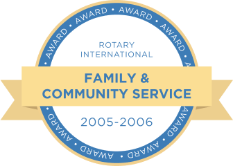 Rotary International Family & community Service 2005-2006